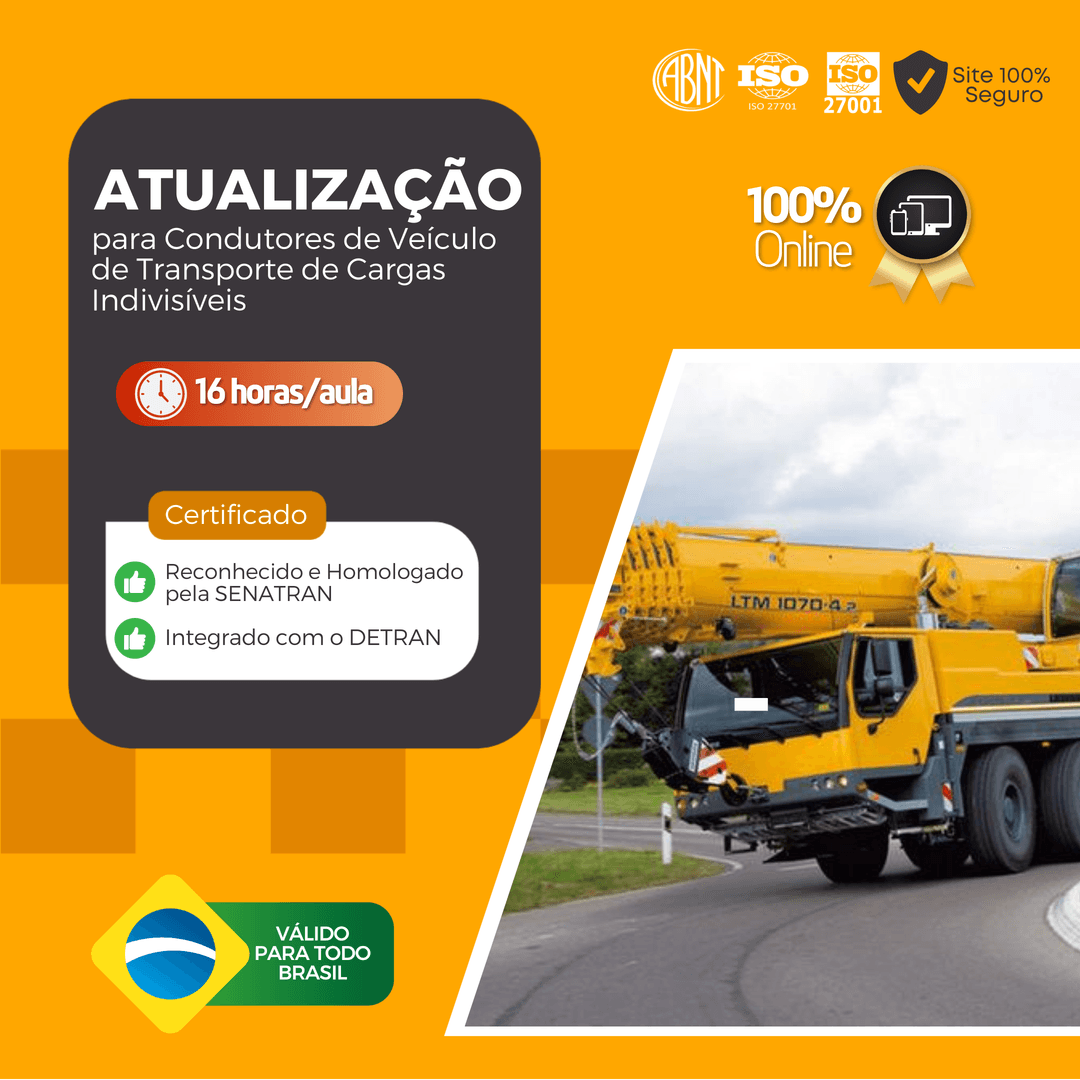 ATUALIZAÇÃO PARA CONDUTORES DE VEÍCULOS DE TRANSPORTE DE EMERGÊNCIA